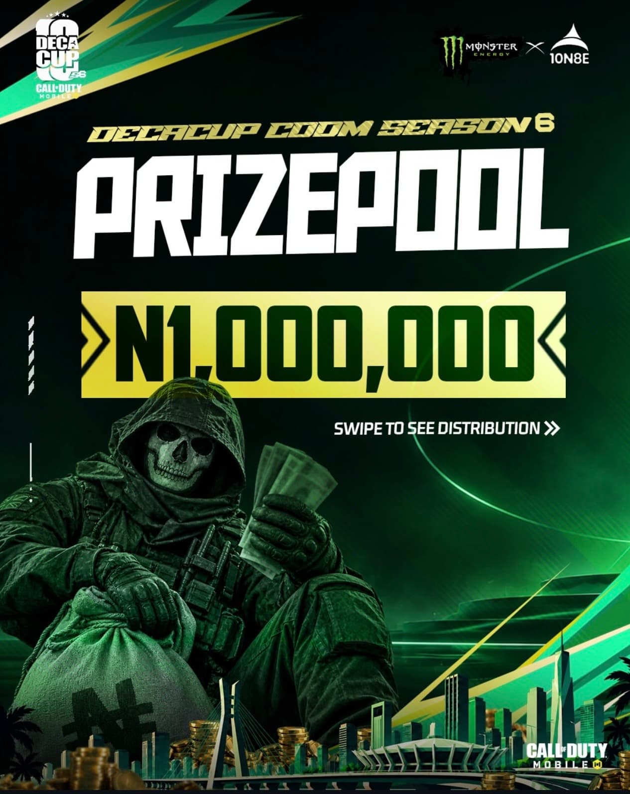 Deca Cup CODM Season 6:price pool distribution