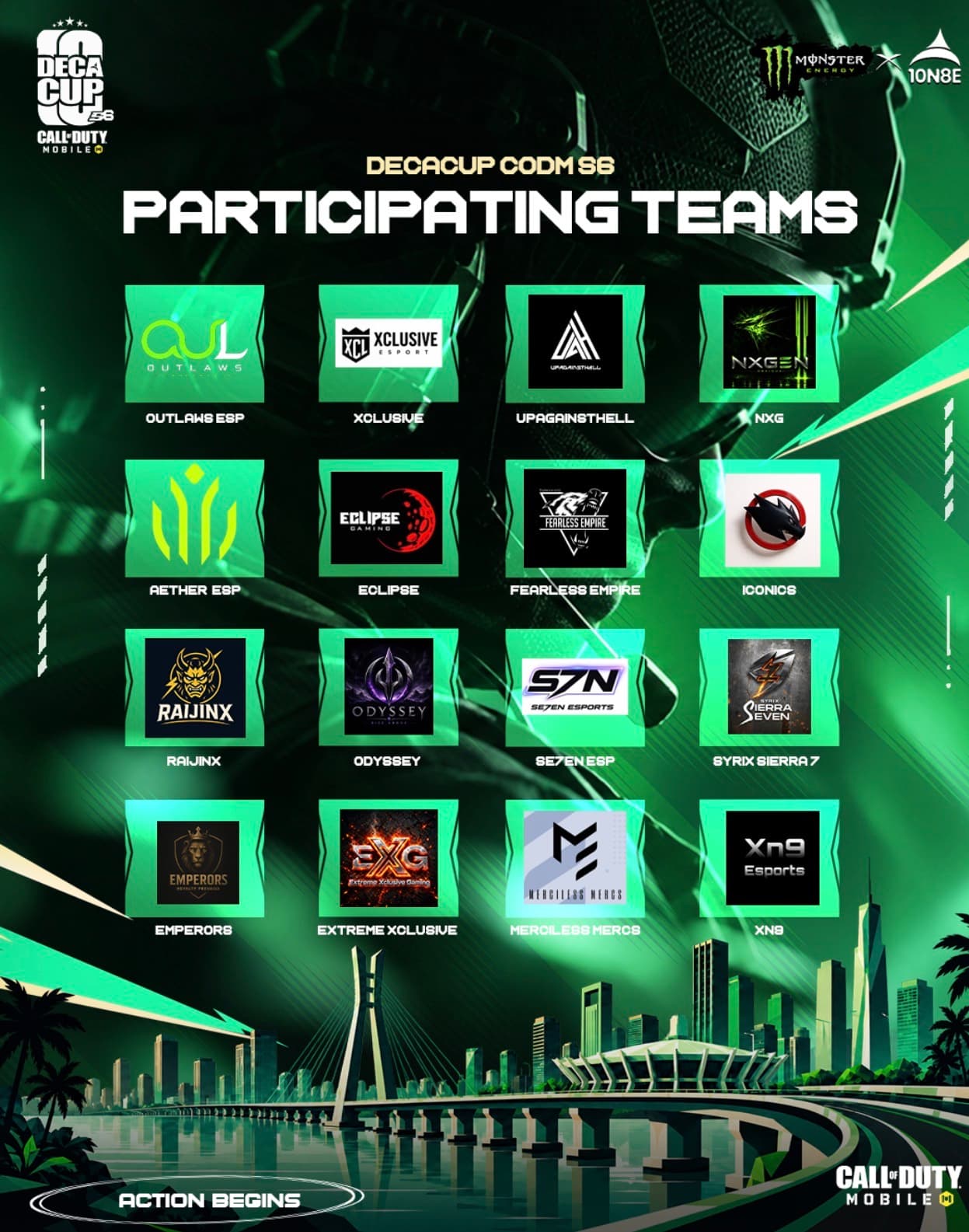 DECA CUP CODM S6: Meet the 16 Participating Teams